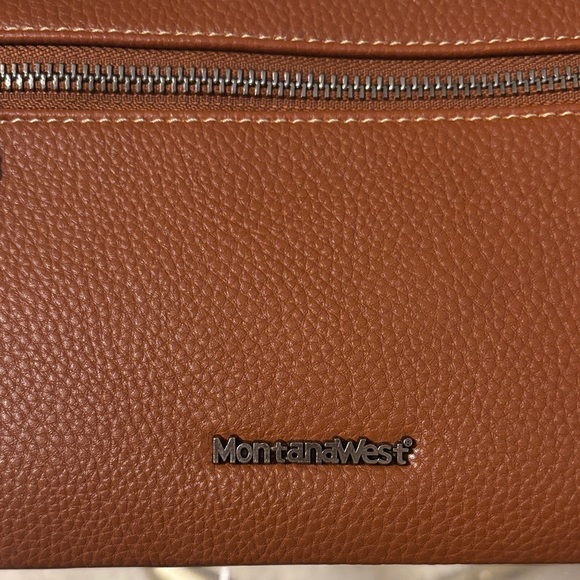 Montana West Tan and Gray Crossbody Bag - Picture 2 of 8